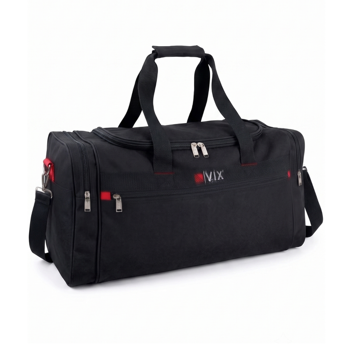 Bolsa De Viagem Média Preta De Polyester Republic Vix