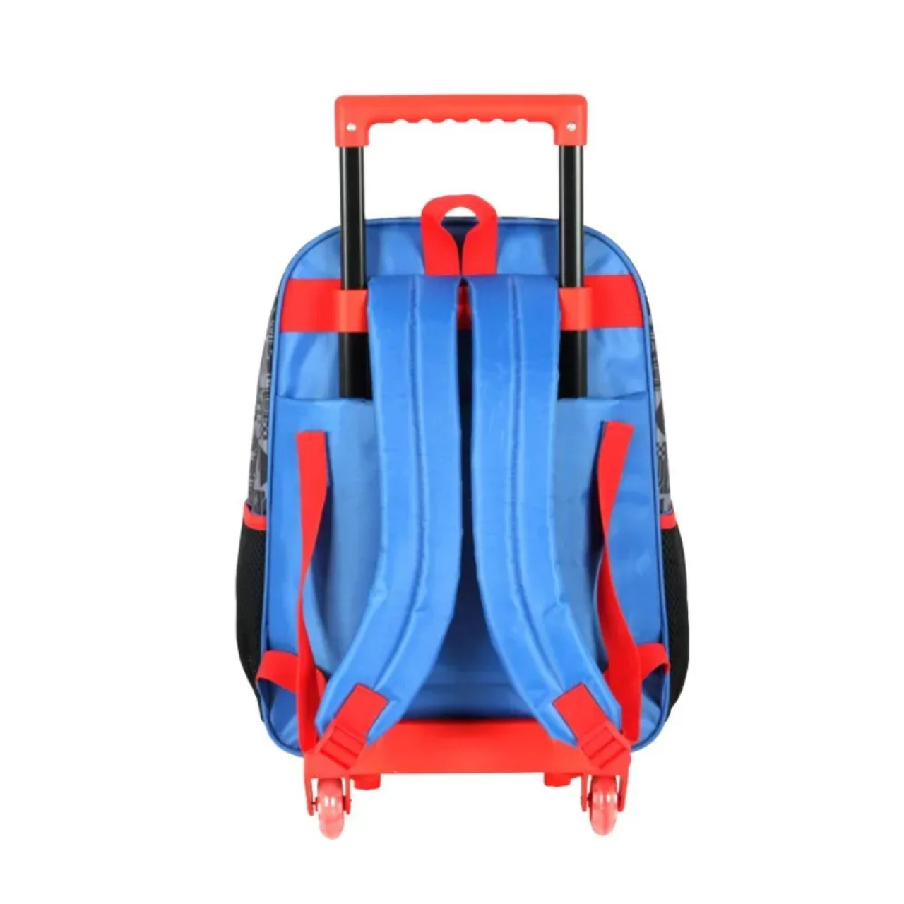 Kit Mochila de Rodas Hot Wheels Preto com Lancheira e Estojo