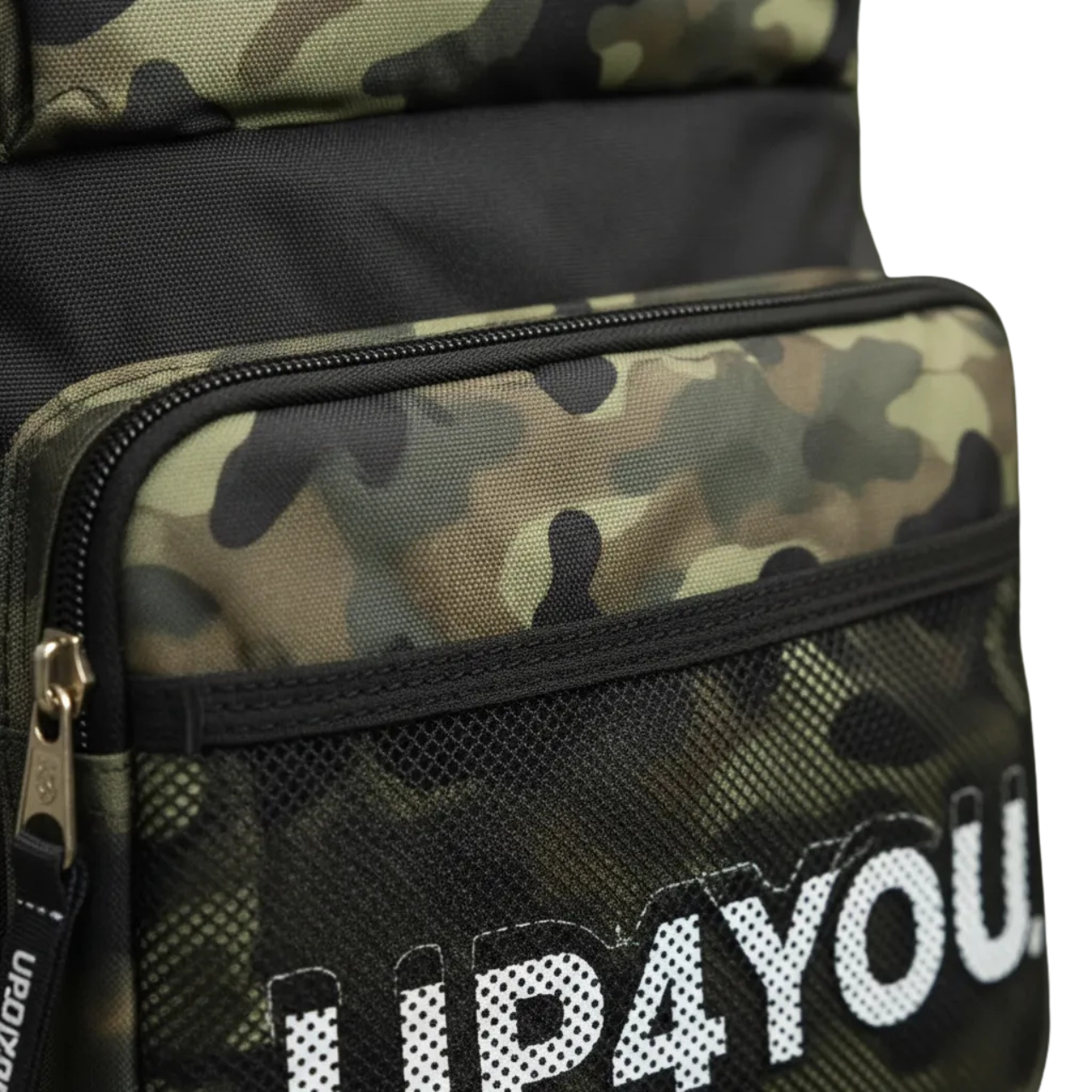 Kit Mochila de Rodas Camuflada Verde com Lancheira e Estojo