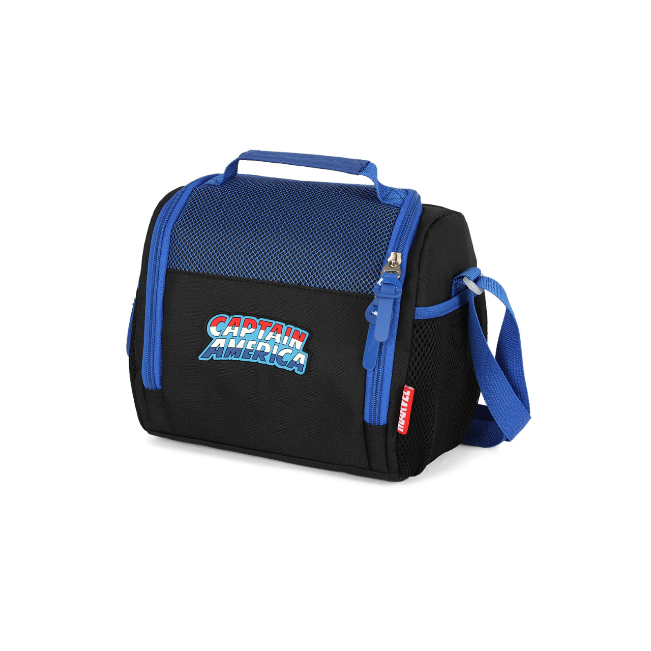 Kit Mochila de Rodas Capitão América com Lancheira e Estojo