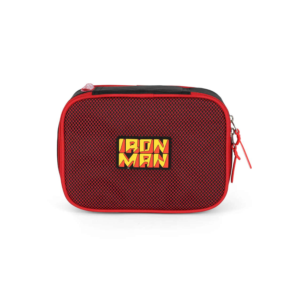 Kit Mochila de Rodas Homem de Ferro com Lancheira e Estojo