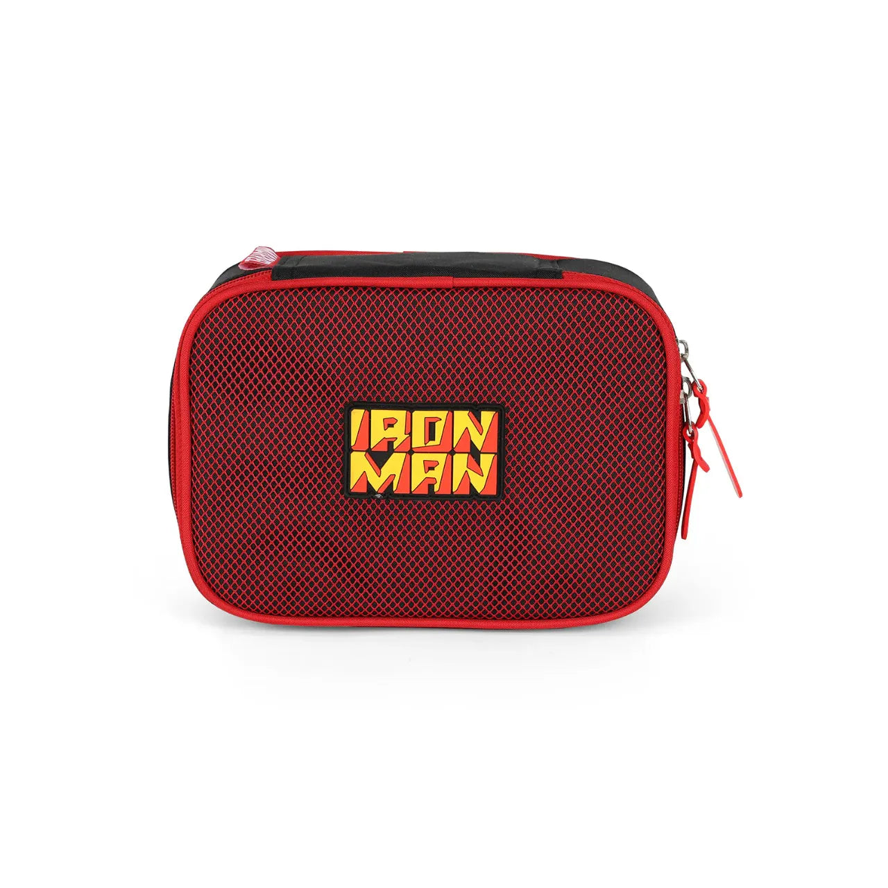 Kit Mochila de Rodas Homem de Ferro com Lancheira e Estojo