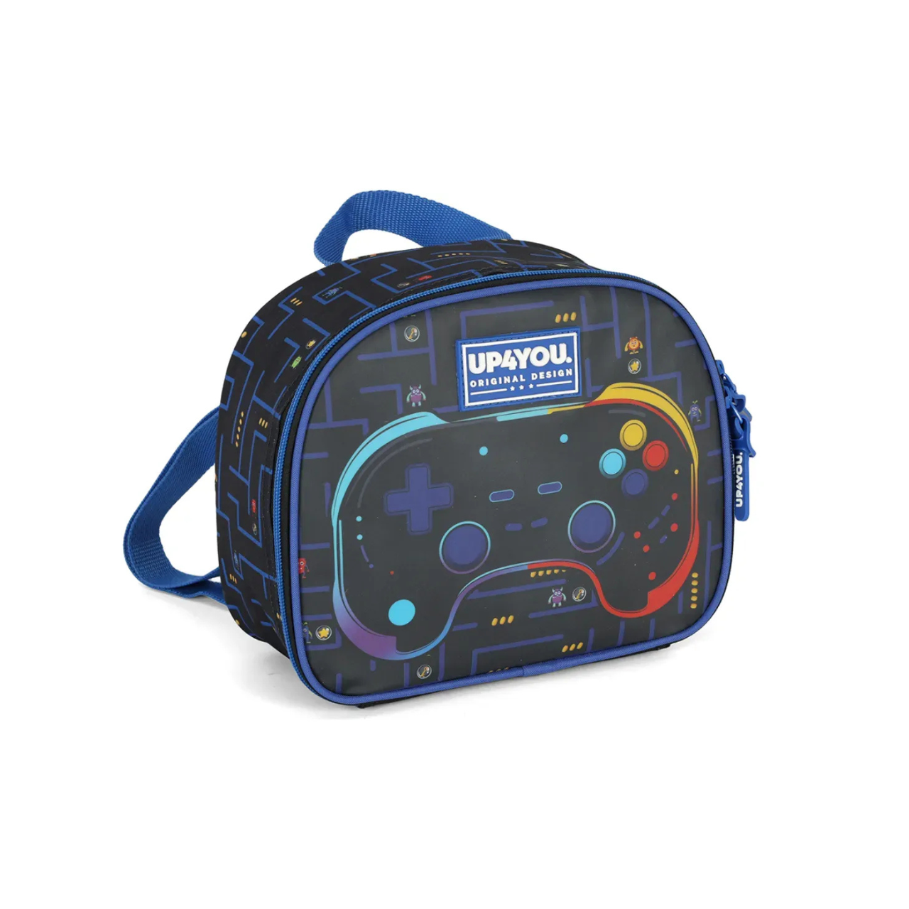 Kit Mochila de Rodas Game Over com Lancheira e Estojo Box