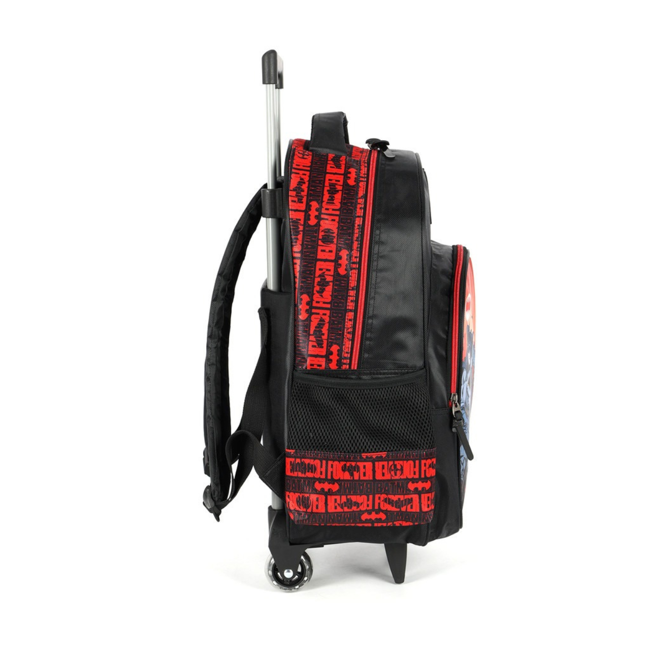 Kit Mochila de Rodas Batman com Lancheira e Estojo Box