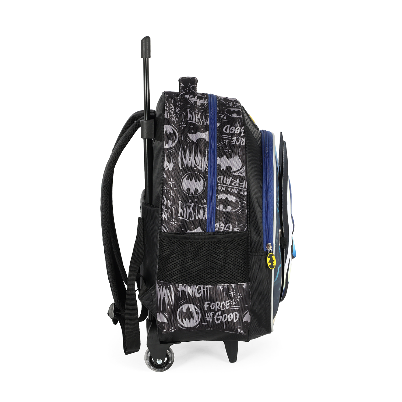 Kit Mochila de Rodas Batman com Máscara 3D e Lancheira