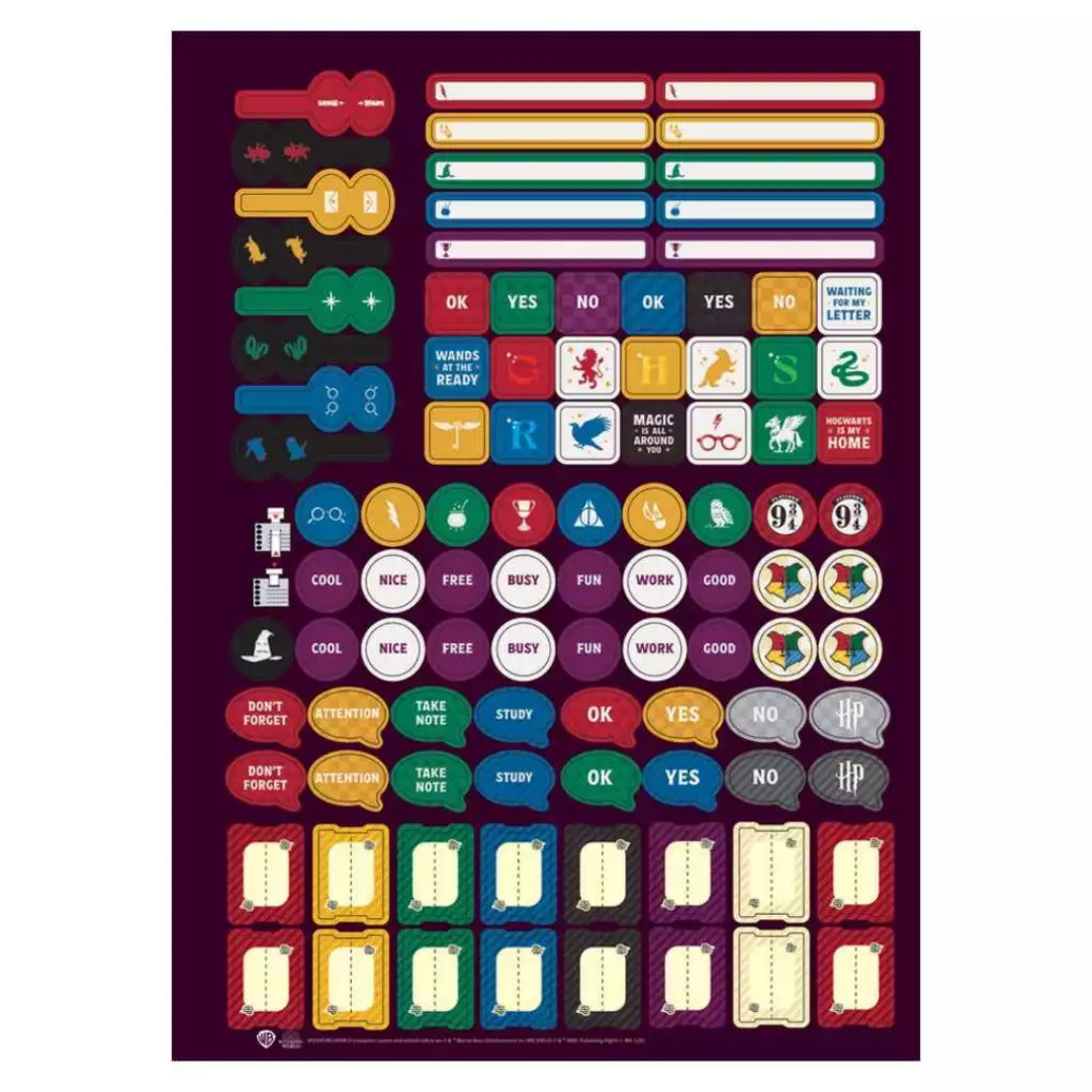 Caderno Universitário Harry Potter Casas de Hogwarts 10 Matérias