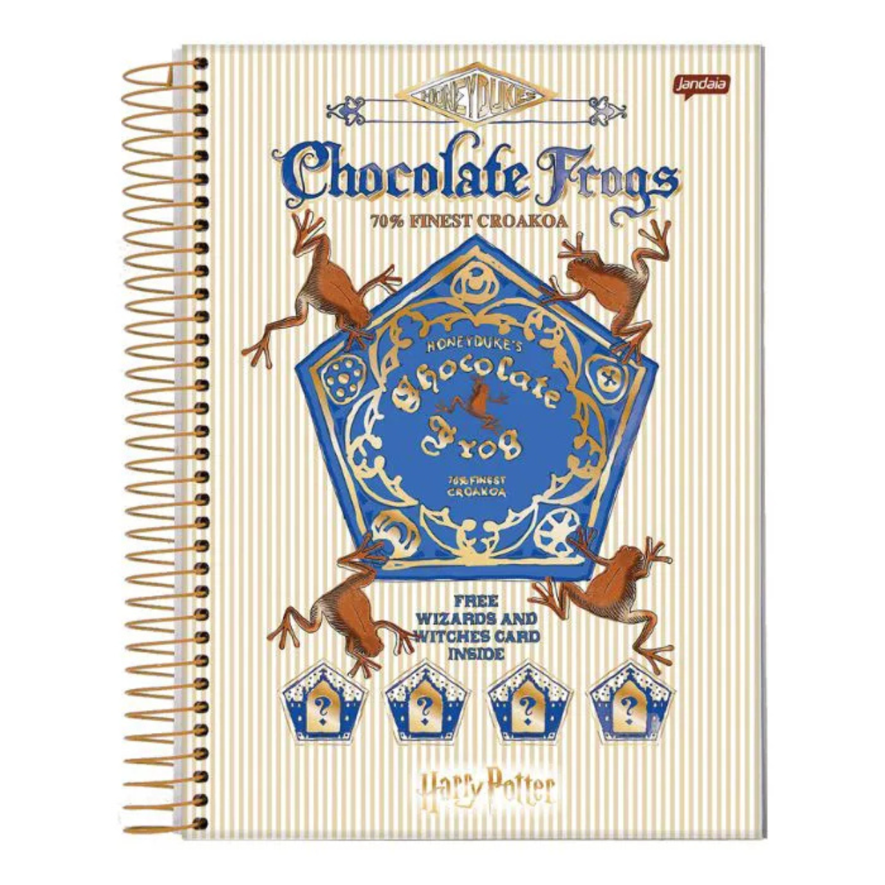 Caderno Universitário Harry Potter Chocolate Frogs 10 Matérias