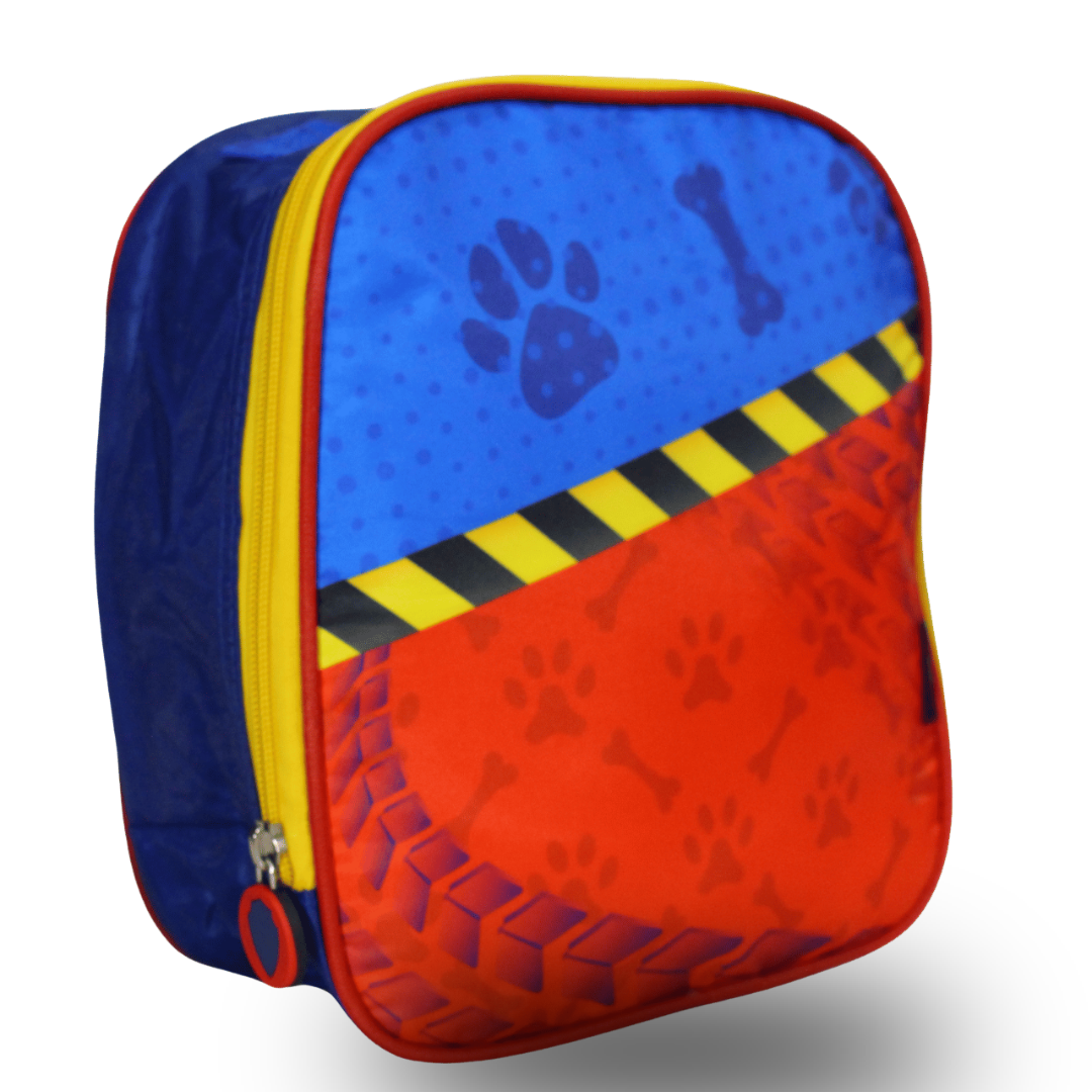 Kit Mochila Escolar Infantil Rodinhas 3 Peças Tema Cachorro