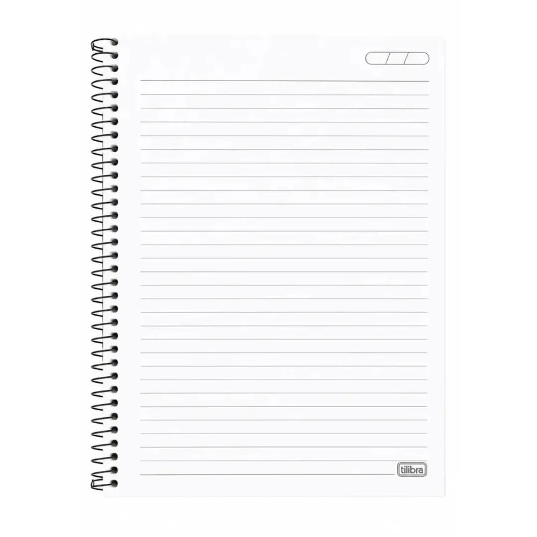 Caderno Espiral Universitário Capa Dura Tilibra Zoom Bateria Rock 10 Matérias