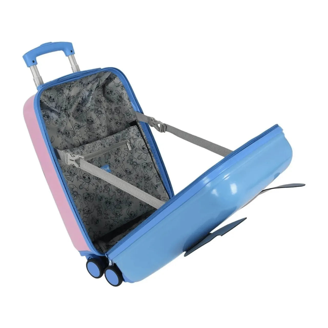 Mala Infantil 10kg Stitch Luxcel Rodas 360°