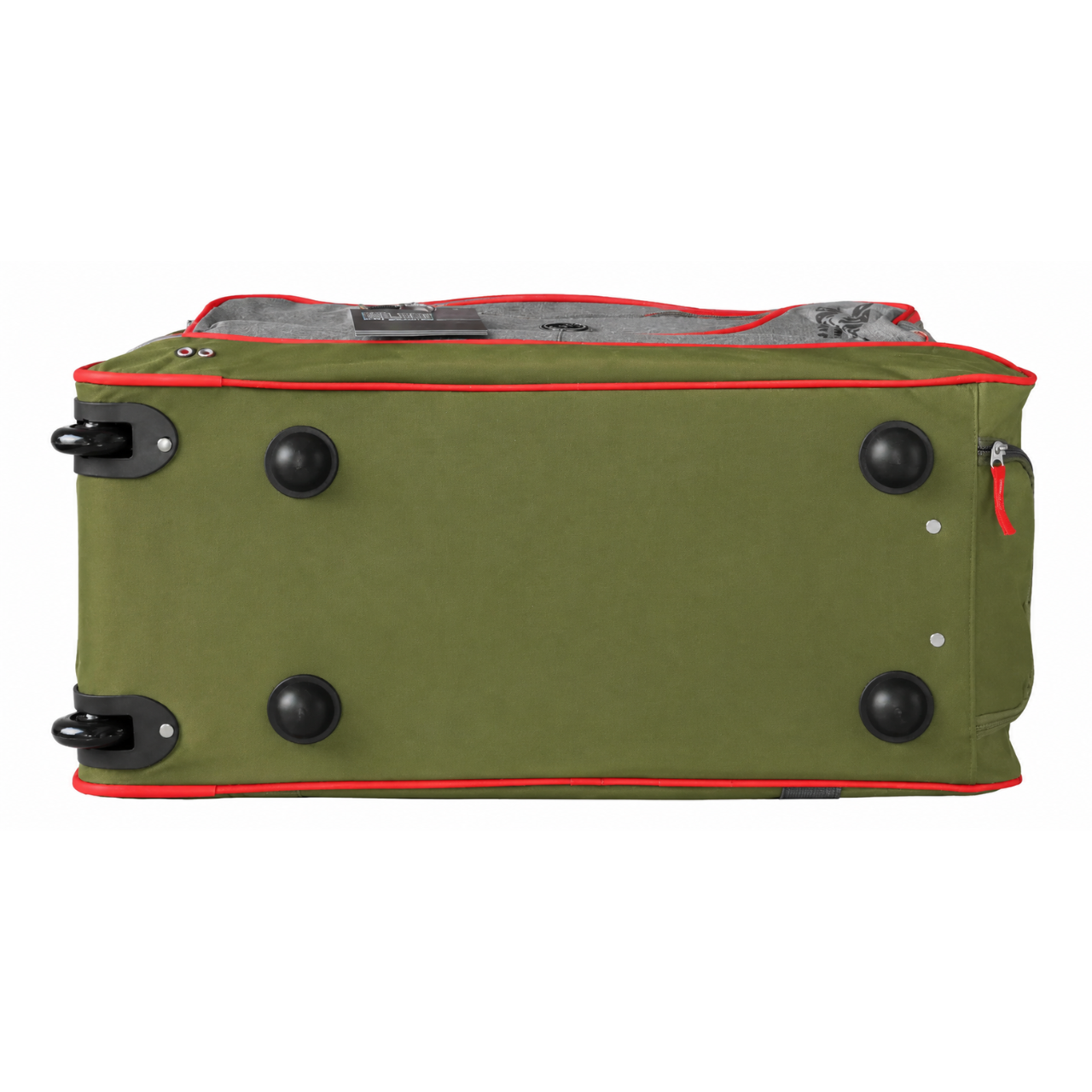 Bolsa de Viagem com Rodinhas Clio Grande Cinza e Verde
