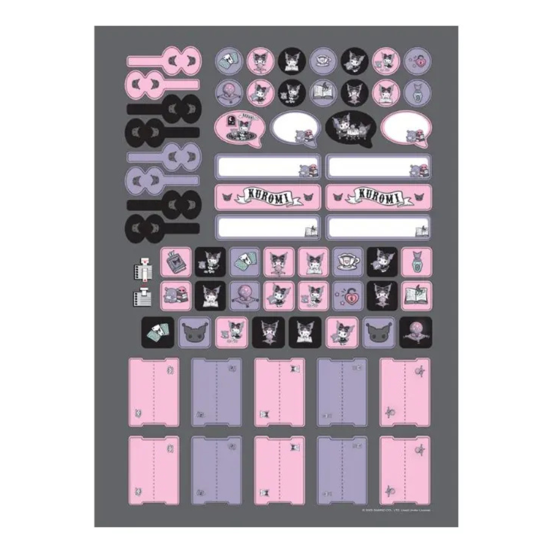 Caderno Universitário Espiral Kuromi Sanrio Jandaia 15 Matérias