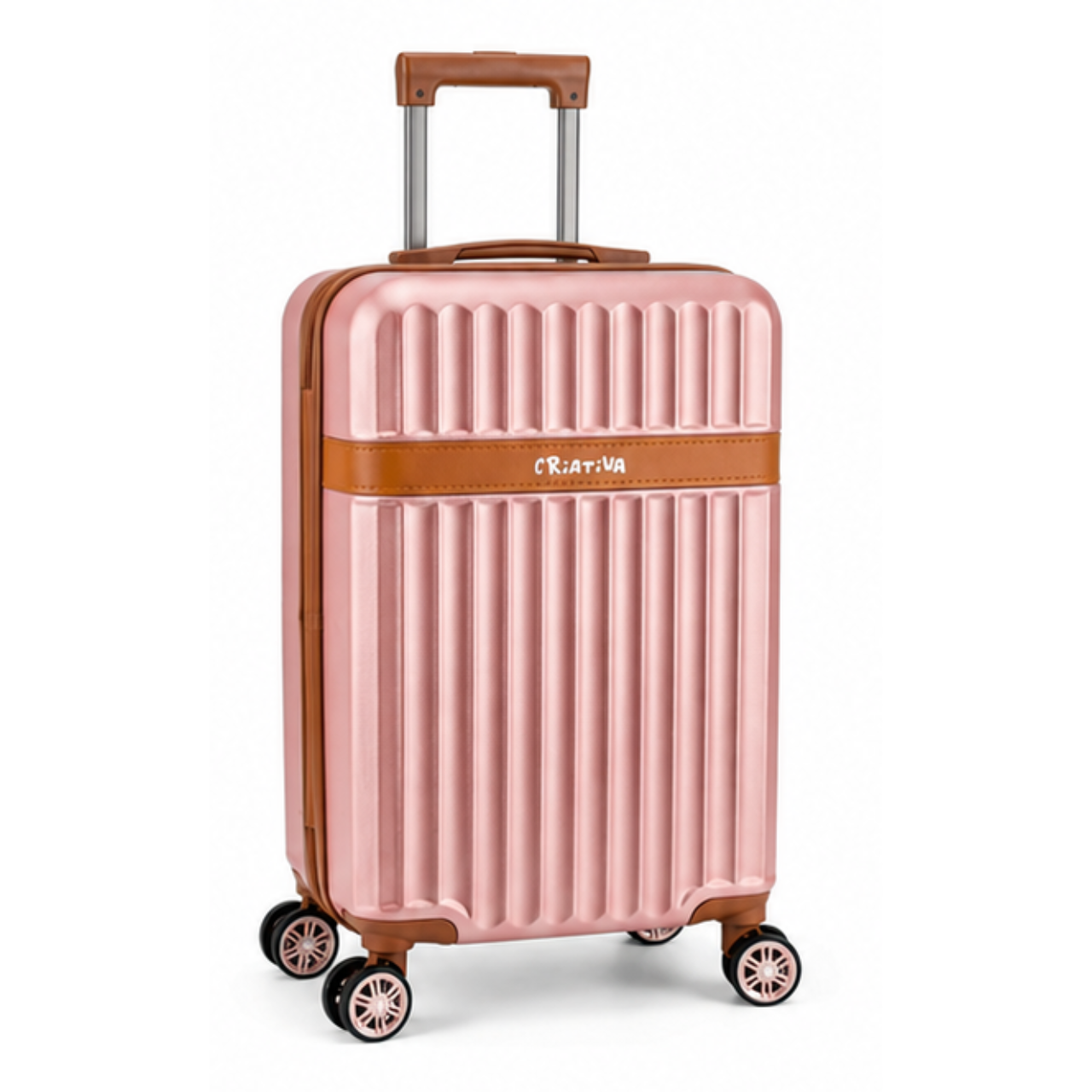Mala Viagem de Bordo Criativa Premium 10kg Rose
