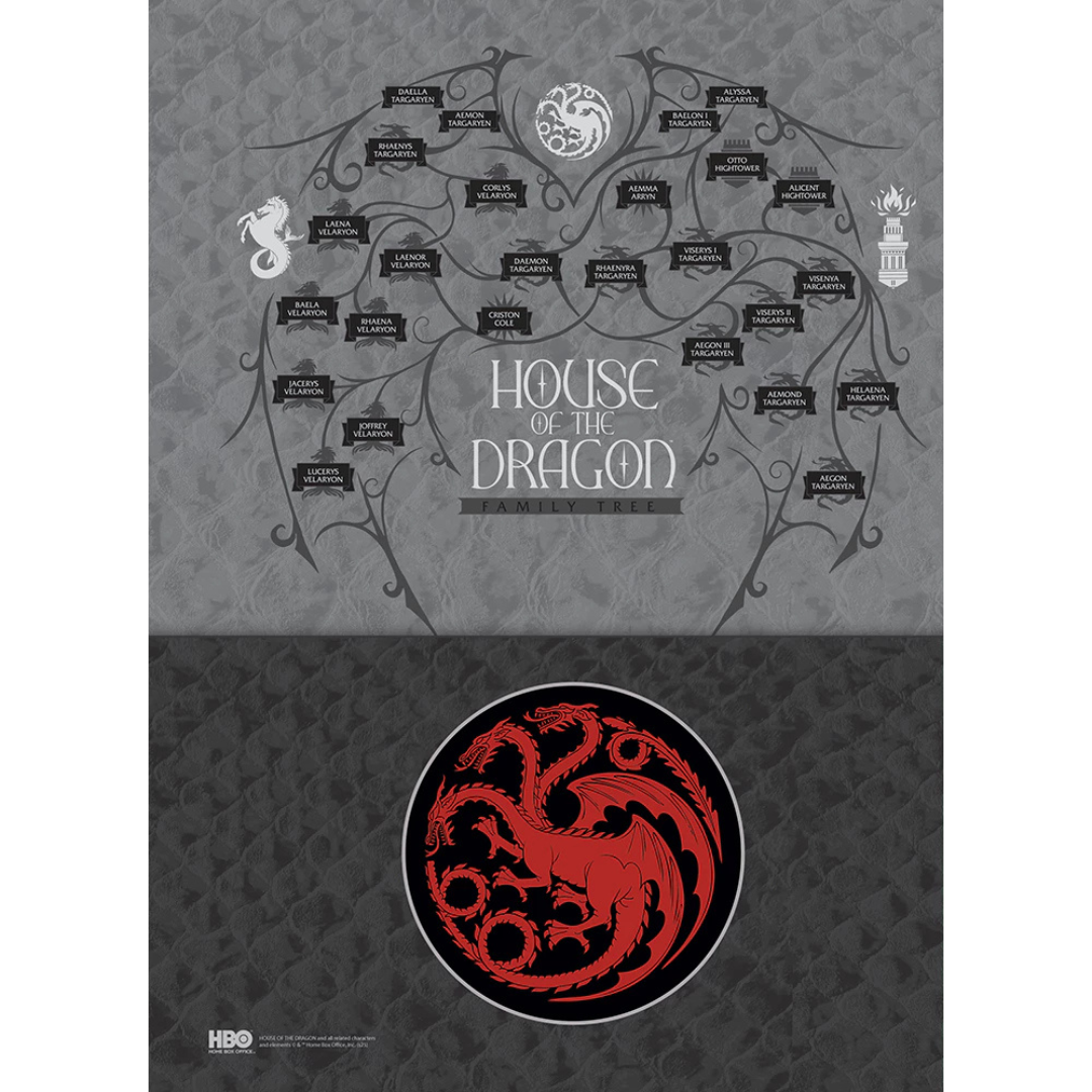 Caderno Universitário Espiral House of the Dragon Jandaia 20 Matérias