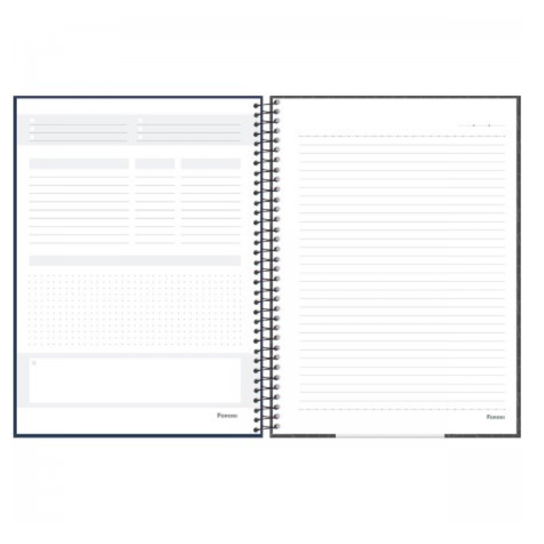 Caderno Universitário Espiral Longboard Foroni Surf 15 Matérias