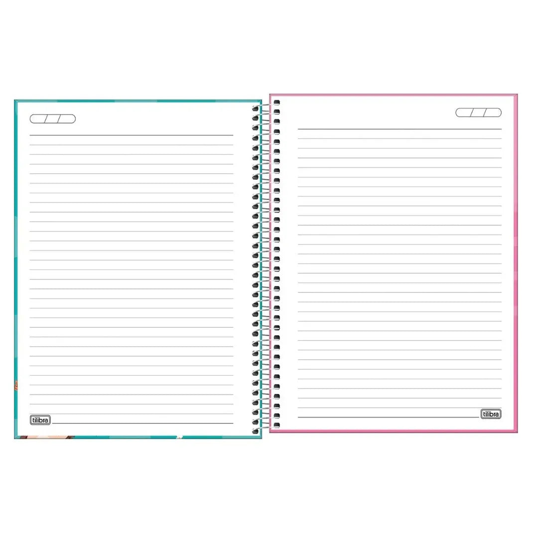 Caderno Universitário Espiral Like+ Tilibra Patinhos 20 Matérias
