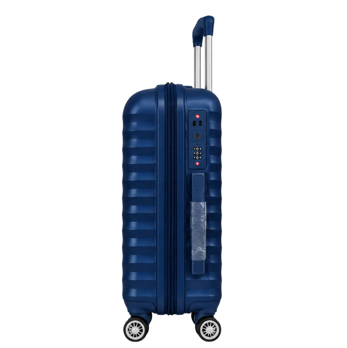 Mala de Viagem Expansível 15/20kg Azul Policarbonato Hinza