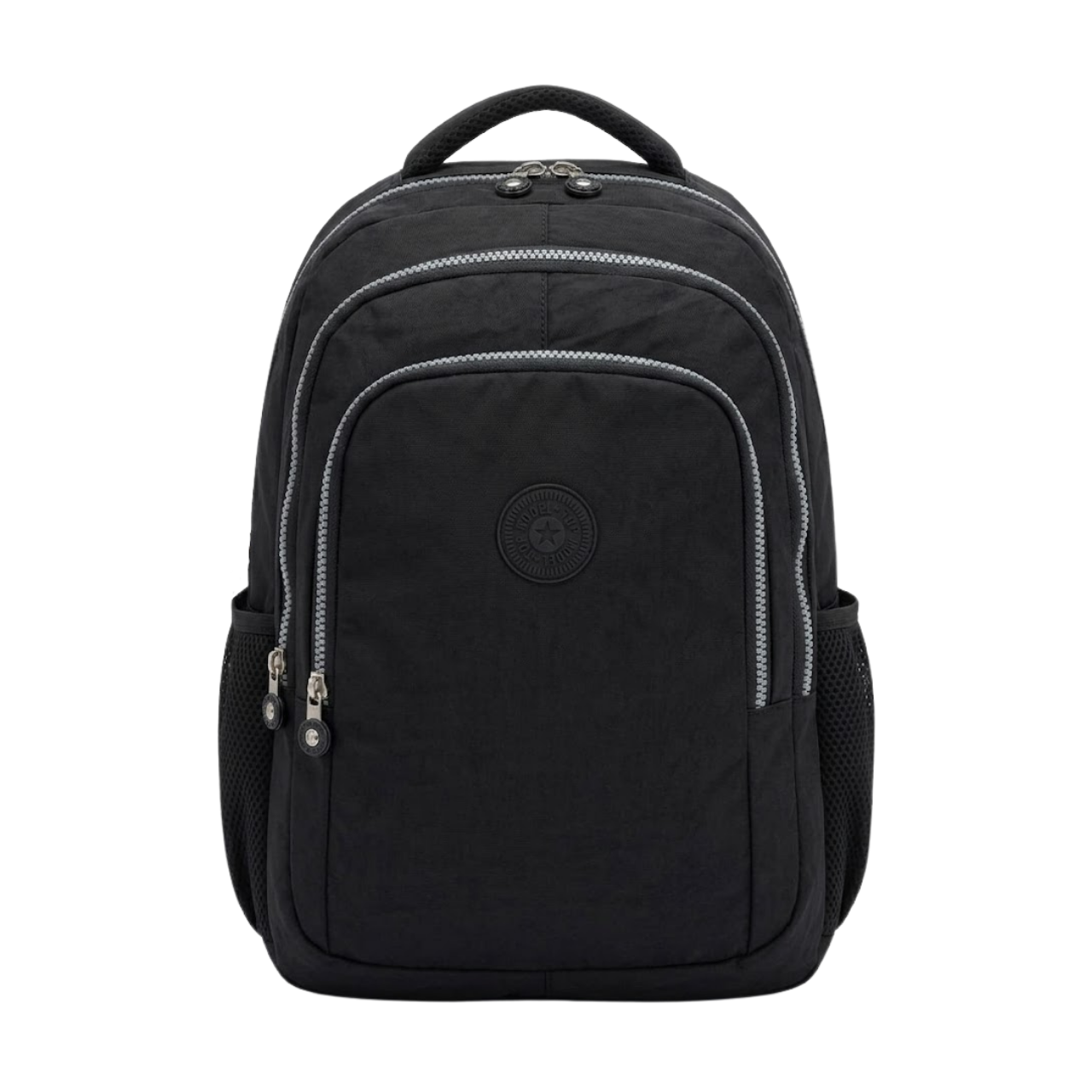 Kit Mochila de Costas Preta Ponto Verde com Estojo Box