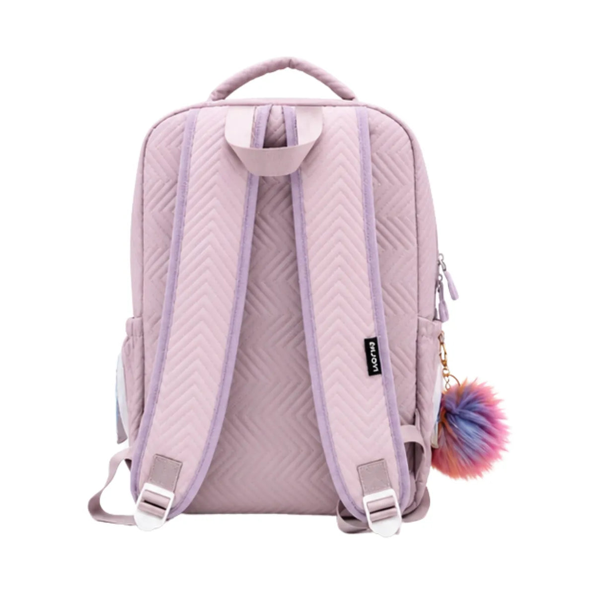 Kit Mochila de Costas Enjoy Lilas com Lancheira Térmica