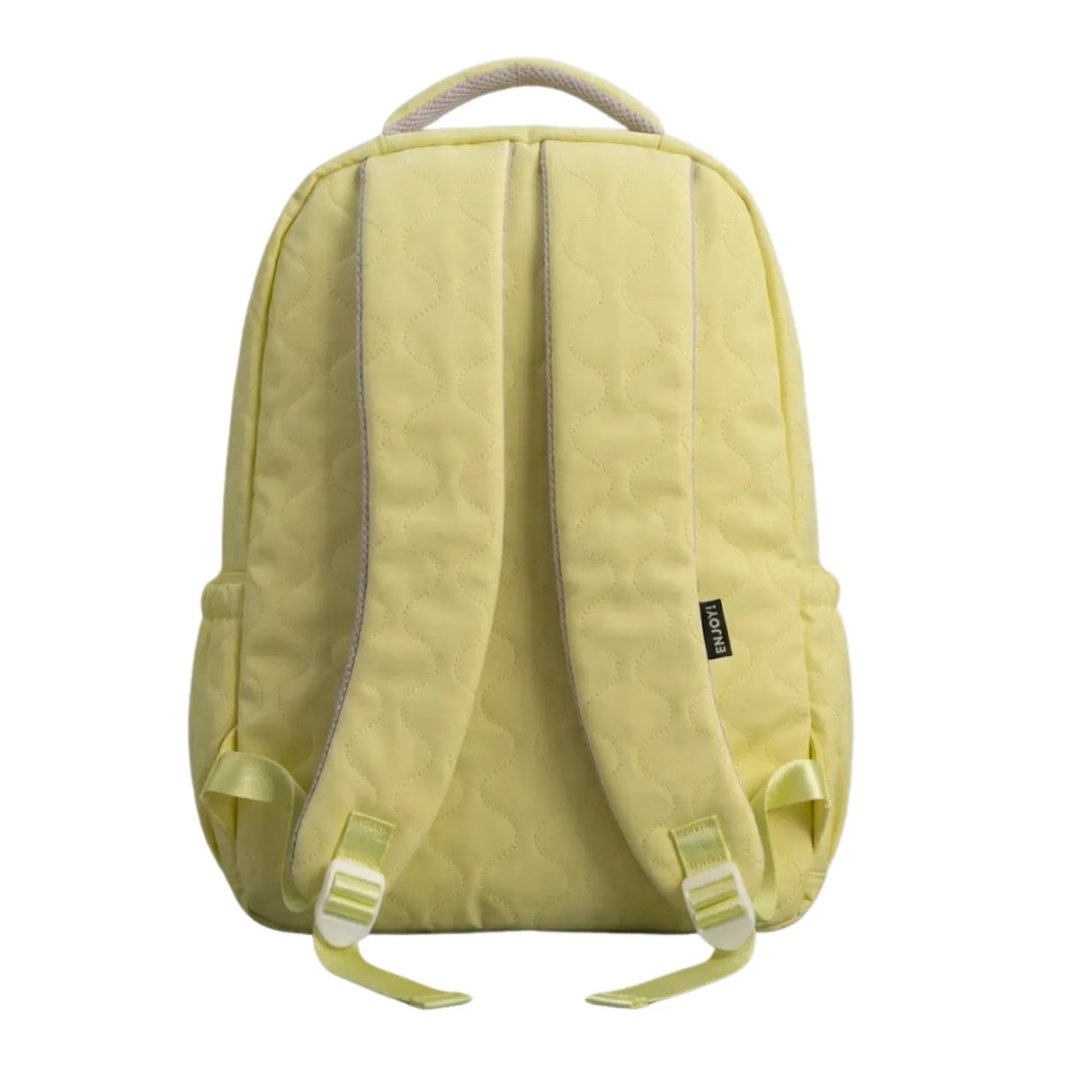Kit Mochila de Costas Enjoy Amarela com Lancheira Térmica