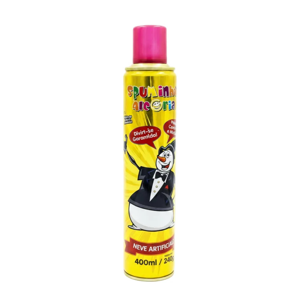 Spray de Espuma Neve Artificial Autentico 400ml Fastaminha