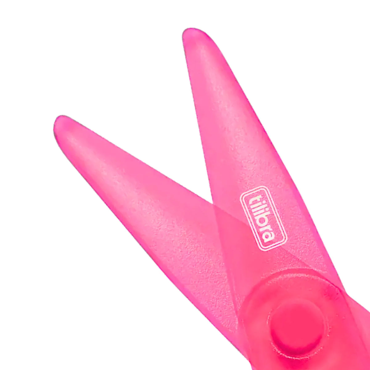 Tesoura Escolar Plástica Tilibra Rosa