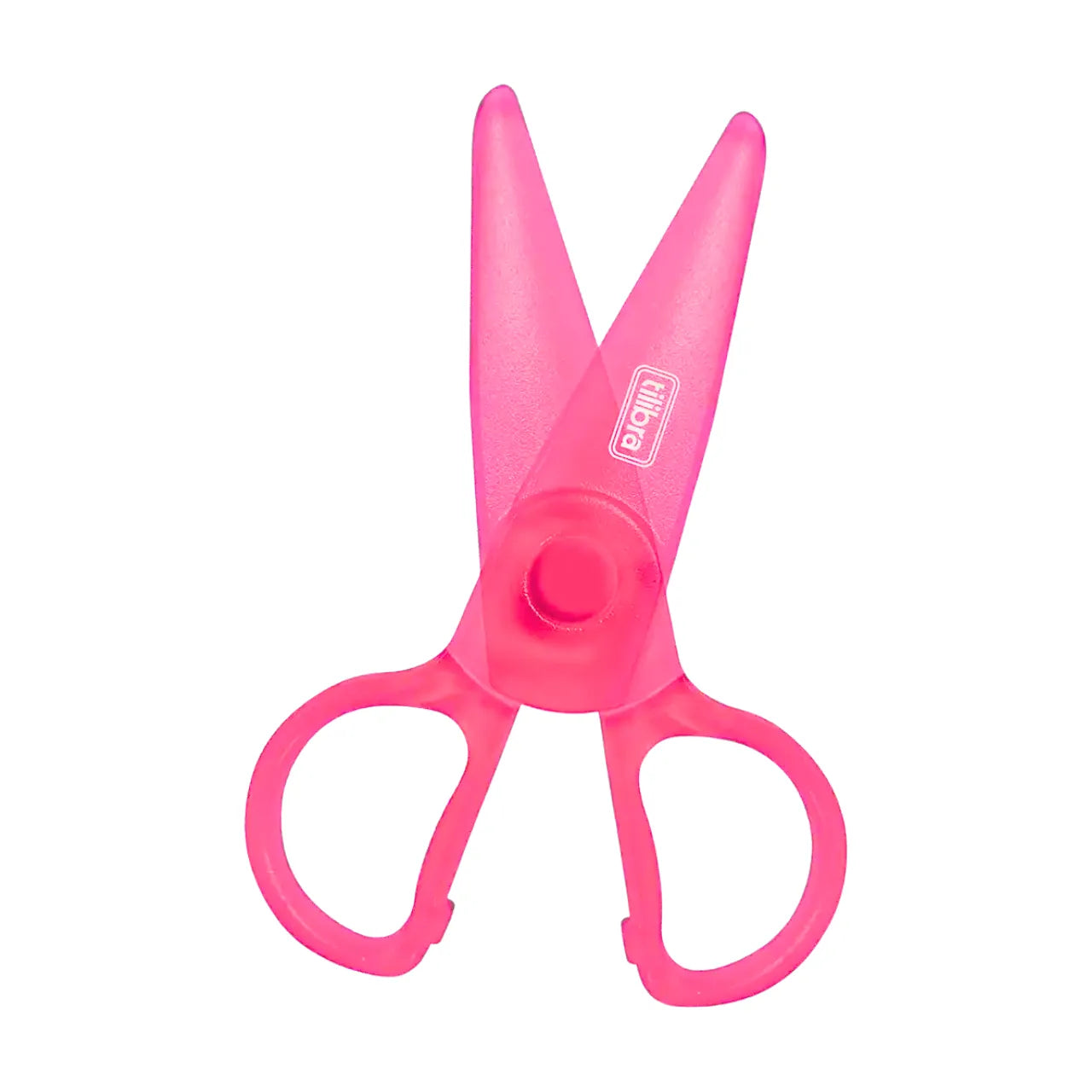 Tesoura Escolar Plástica Tilibra Rosa