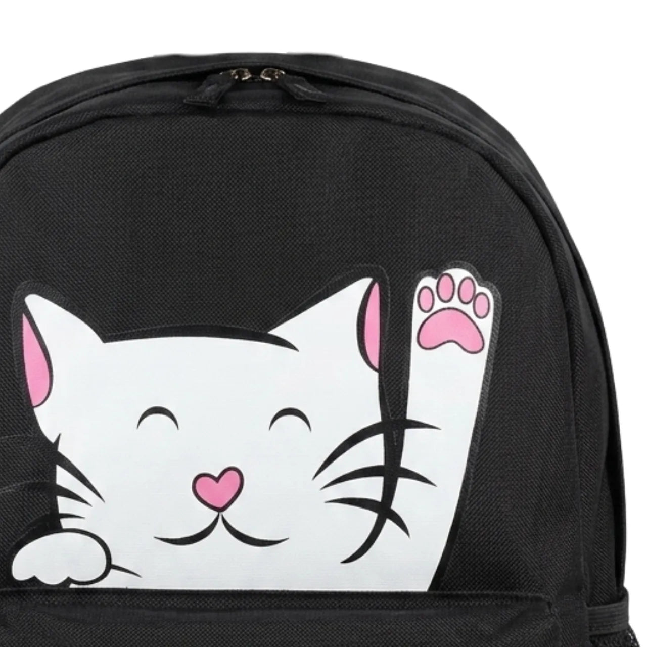 Mochila de Costas Baby Gatinha Sae Ray Preta