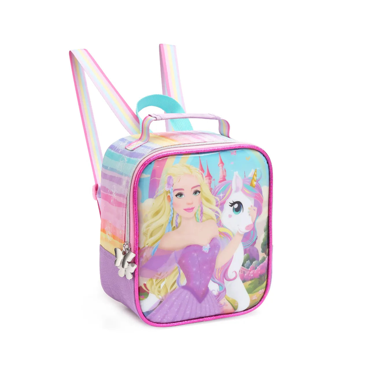 Kit Mochila de Rodas Unicorn Fairy com Lancheira e Estojo