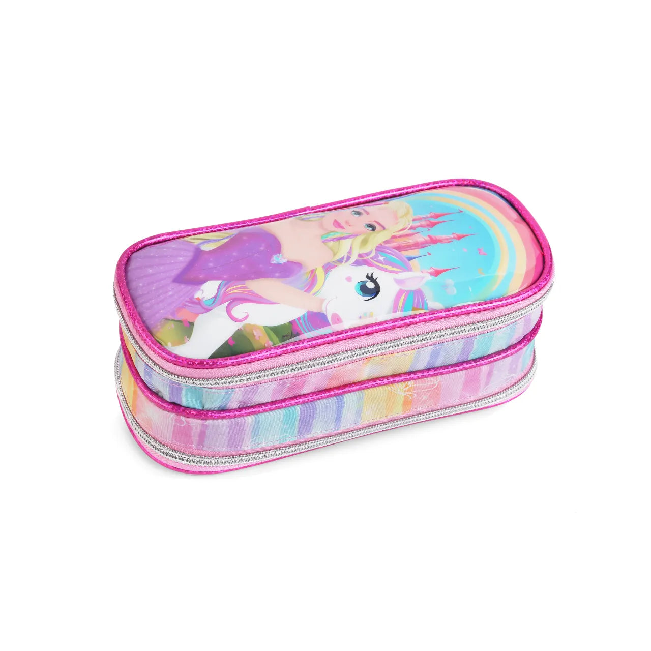 Kit Mochila de Rodas Unicorn Fairy com Lancheira e Estojo