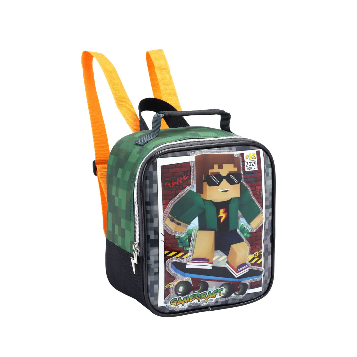 Kit Mochila de Rodas Game Block com Lancheira e Estojo
