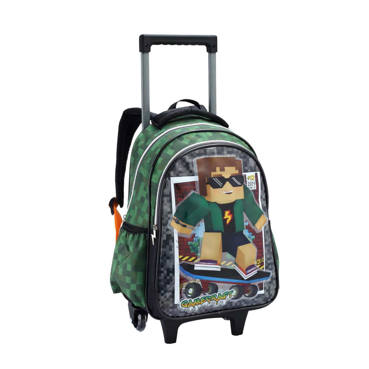 Kit Mochila de Rodas Game Block com Lancheira e Estojo