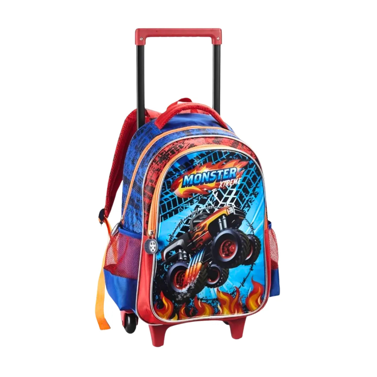 Kit Mochila de Rodas Monster Xtreme com Lancheira e Estojo
