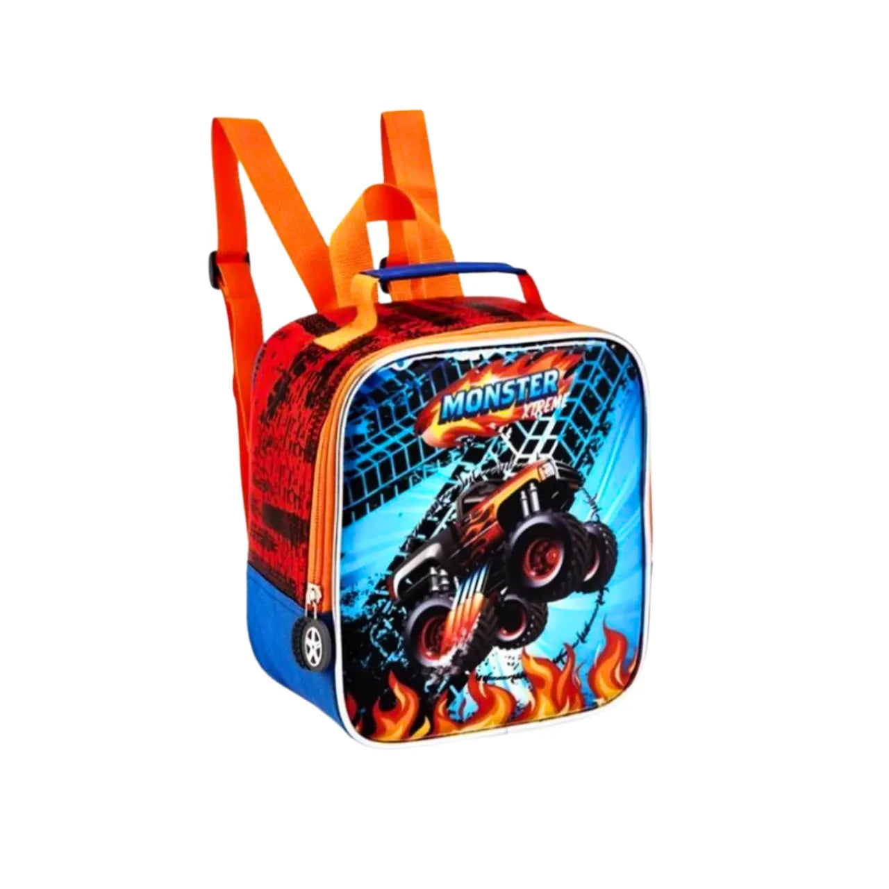 Kit Mochila de Rodas Monster Xtreme com Lancheira e Estojo