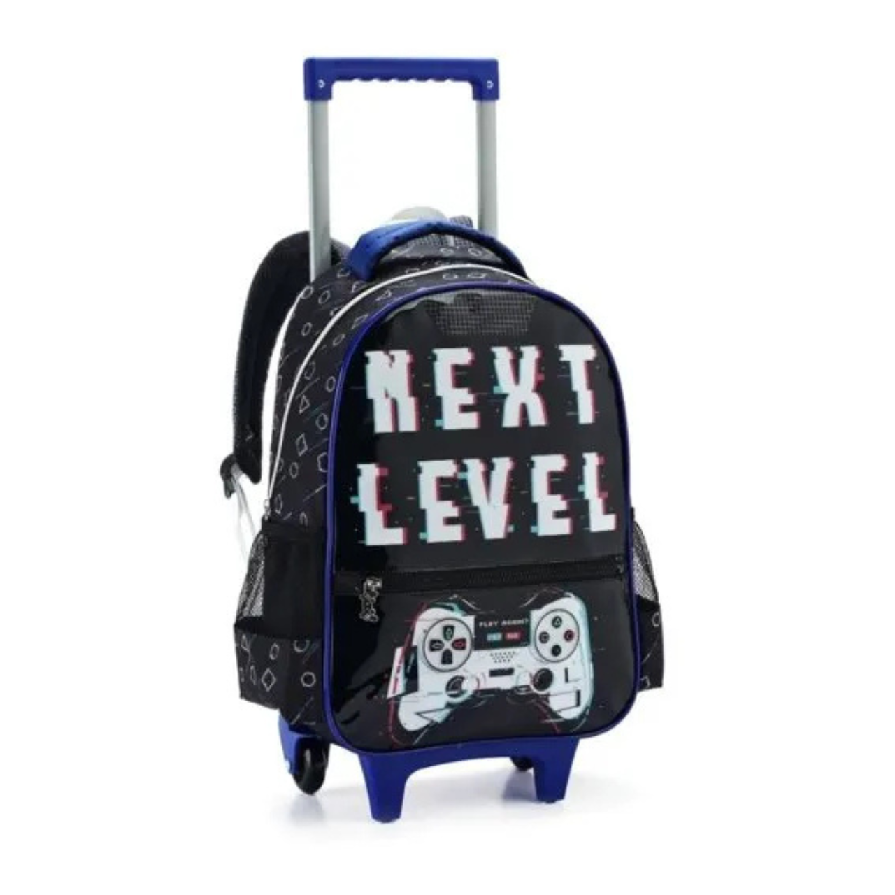 Kit Mochila de Rodas Next Level com Lancheira e Estojo