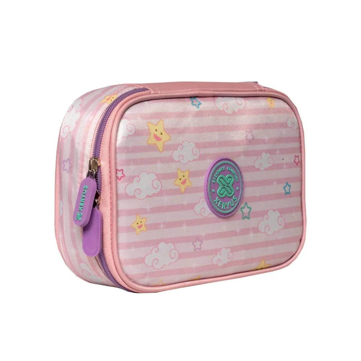 Kit Mochila de Rodas Petit com Lancheira e Estojo