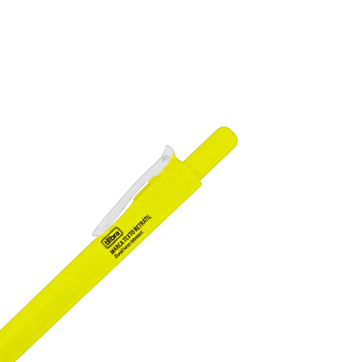 Marca Texto Retrátil Neon Amarelo Tilibra