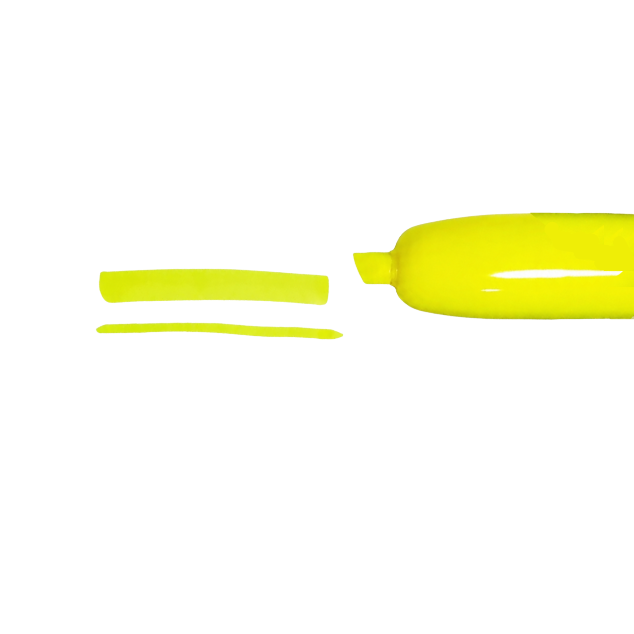 Marcador de Texto Retrátil Neon Amarelo Tilibra