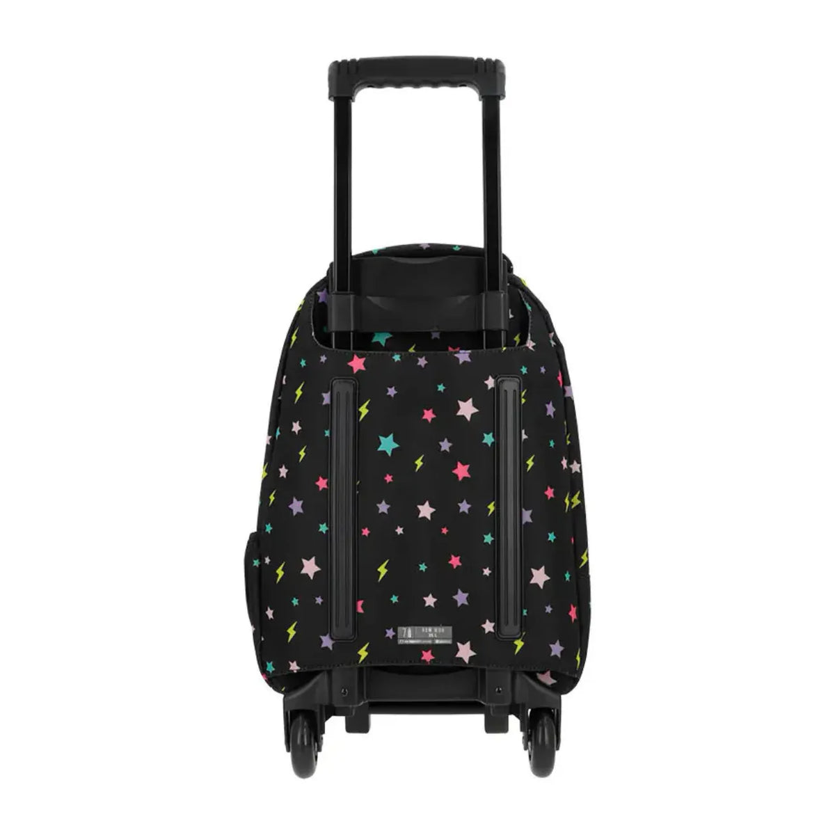 Kit Mochila de Rodas Gato Preto com Lancheira e Estojo