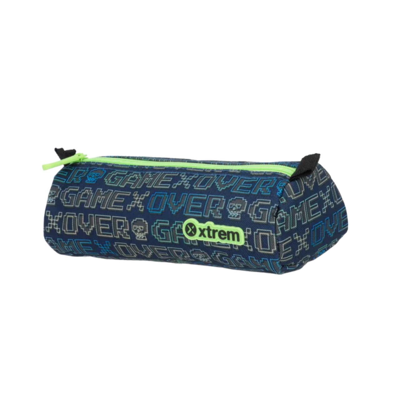 Kit Mochila de Rodas Game Azul com Lancheira e Estojo