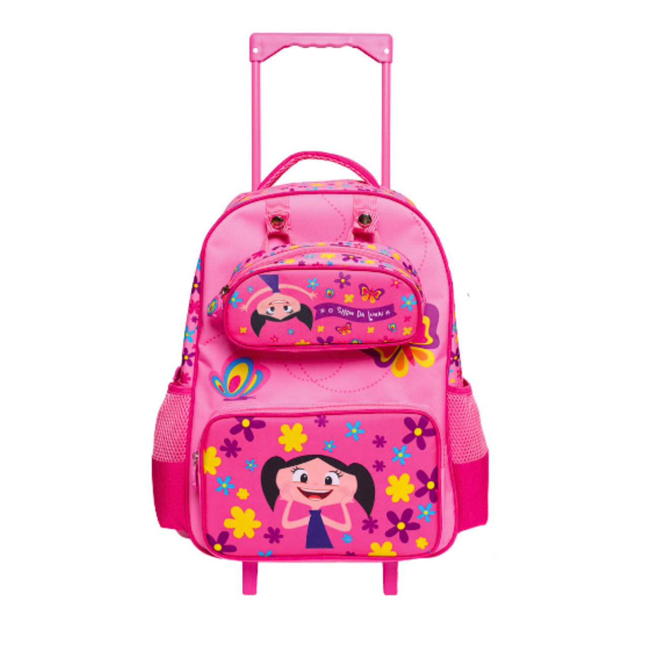 Kit Mochila de Rodas Show da Luna com Lancheira e Estojo