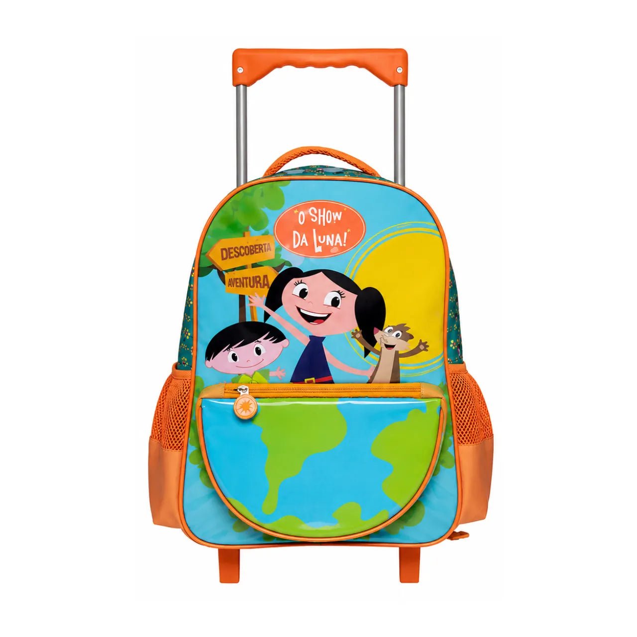 Kit Mochila de Rodas Show da Luna com Lancheira e Estojo