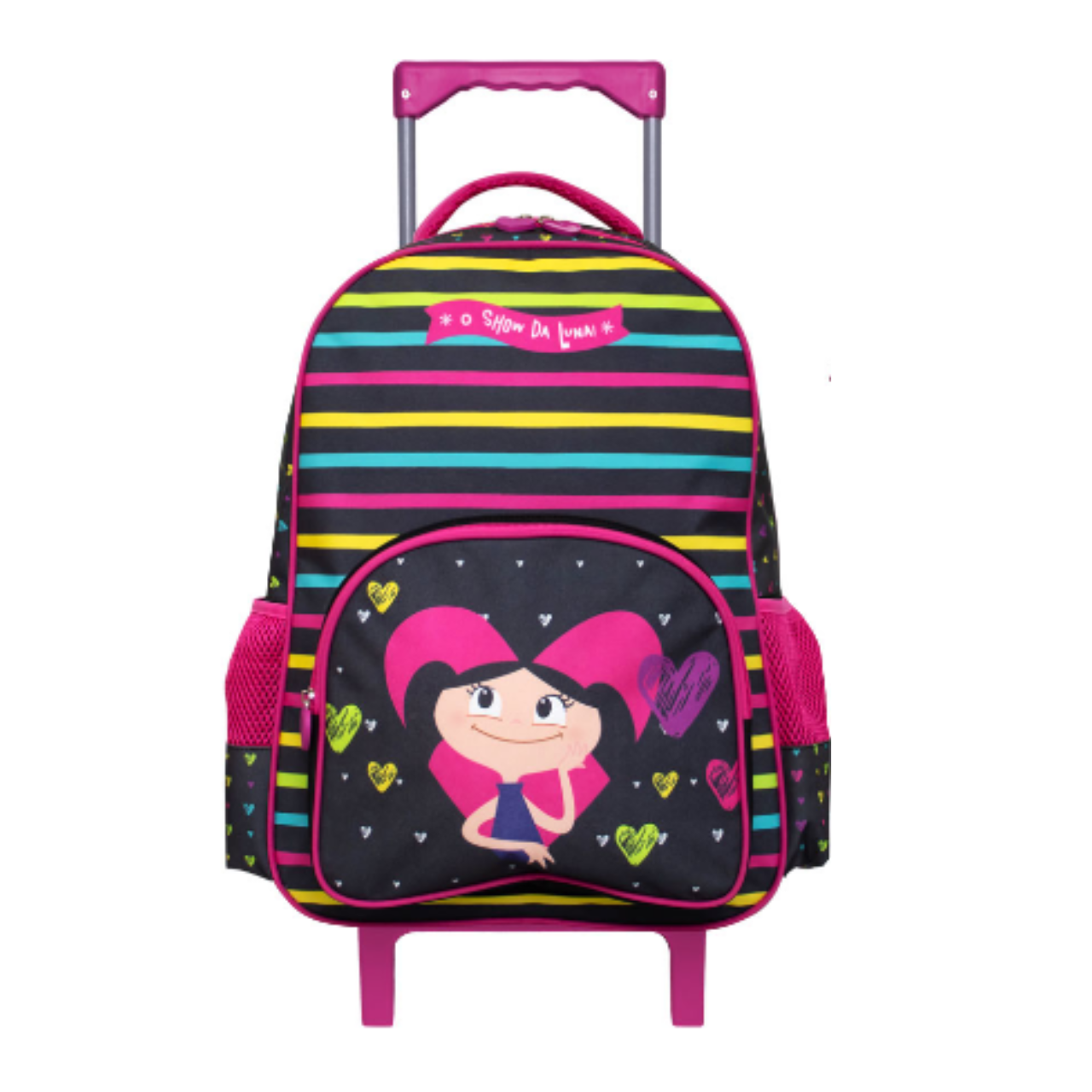 Kit Mochila de Rodas Show da Luna com Lancheira e Estojo