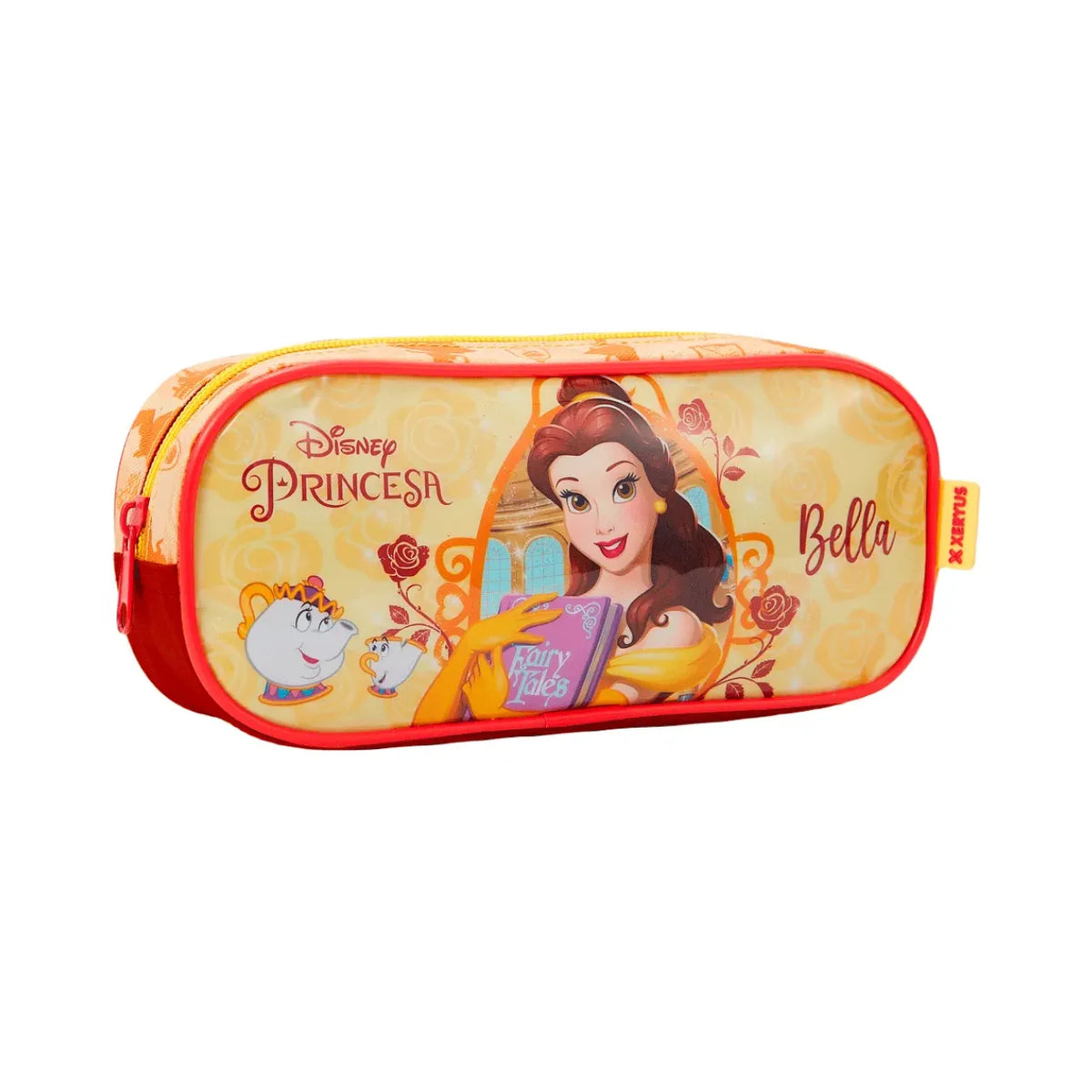 Kit Mochila de Rodas Bela e a Fera com Lancheira e Estojo