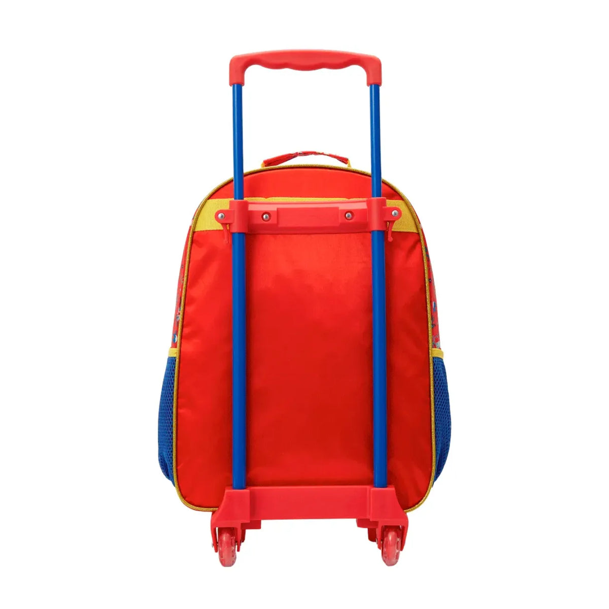 Kit Mochila de Rodas Branca de Neve com Lancheira e Estojo