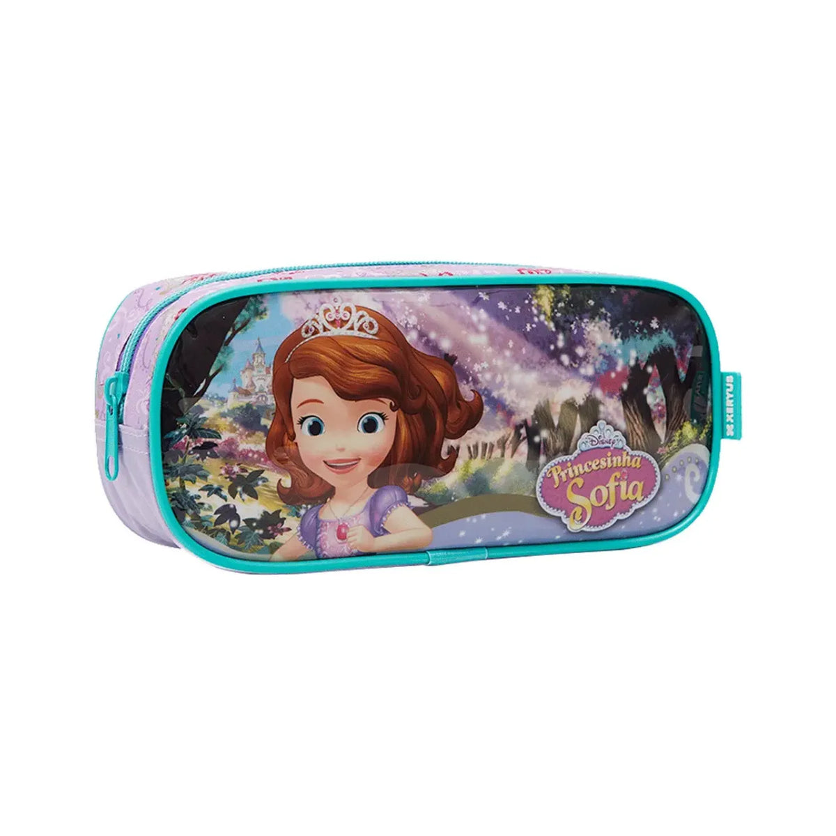 Kit Mochila de Rodas Princesinha Sofia com Lancheira e Estojo