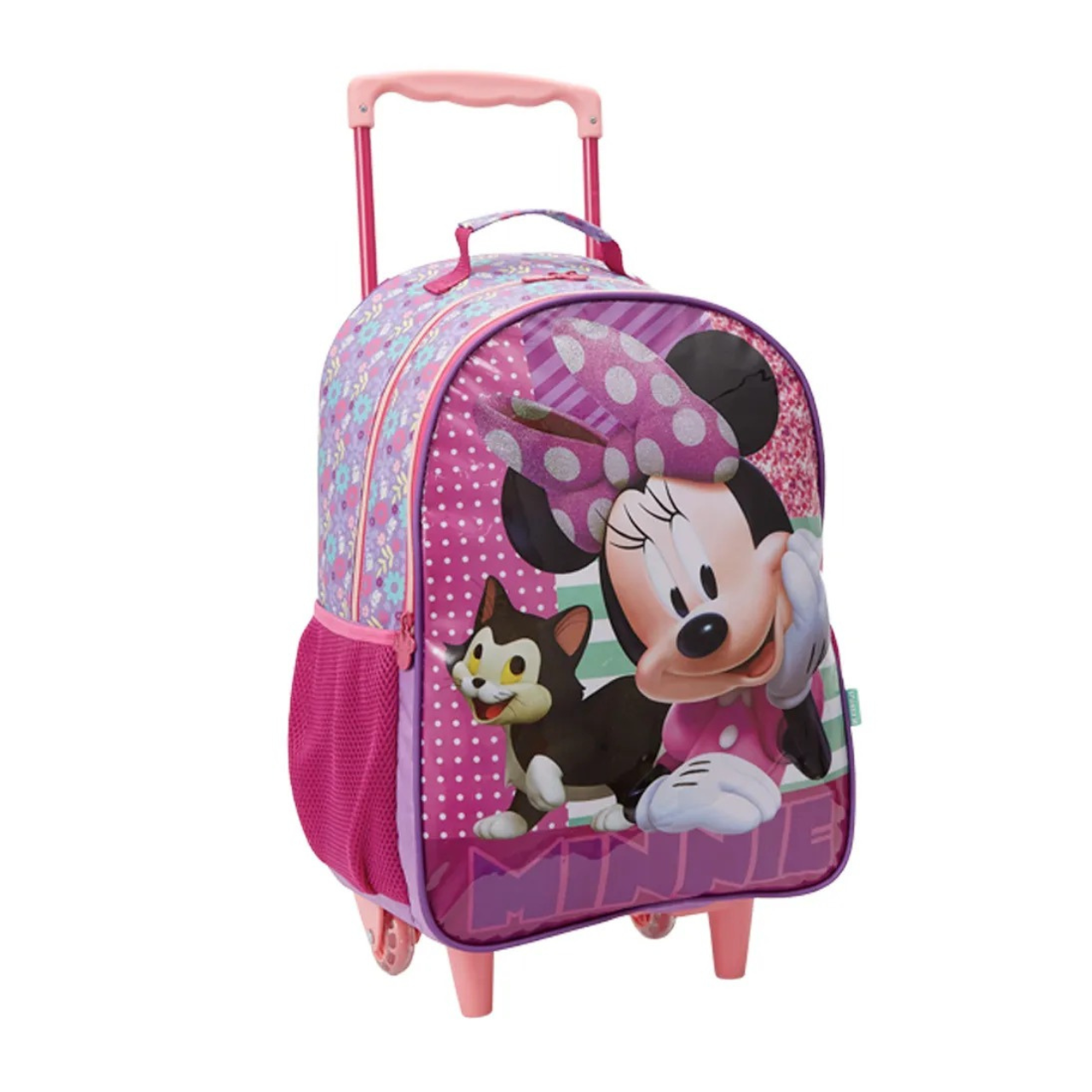 Kit Mochila de Rodas Minnie com Lancheira e Estojo