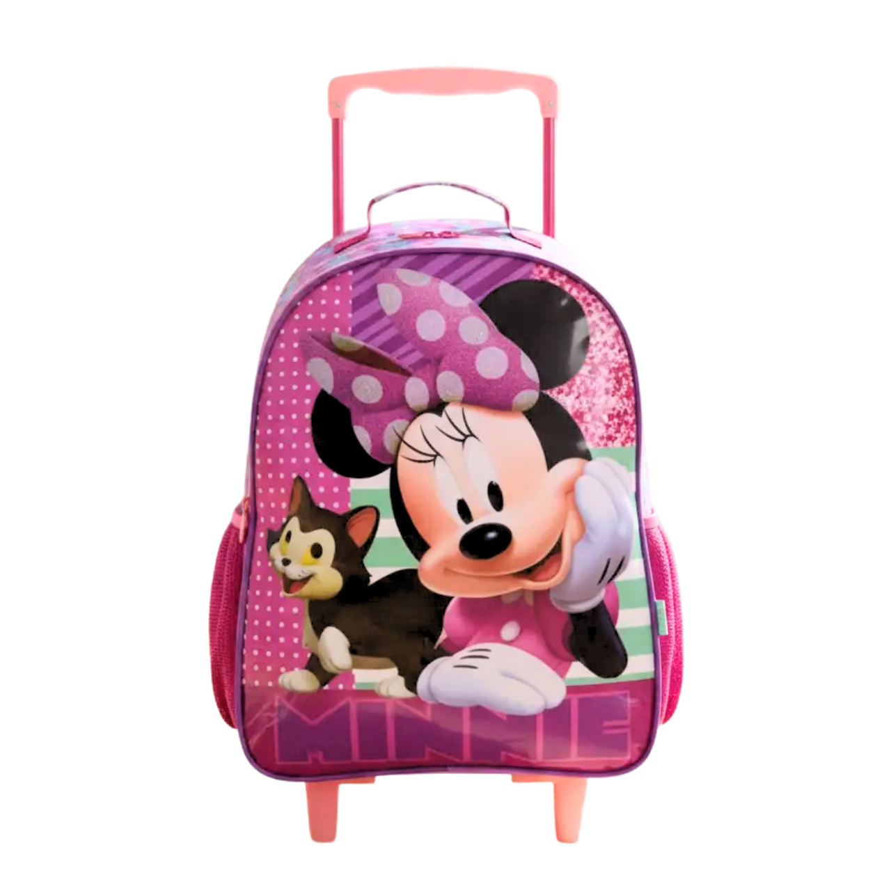 Kit Mochila de Rodas Minnie com Lancheira e Estojo