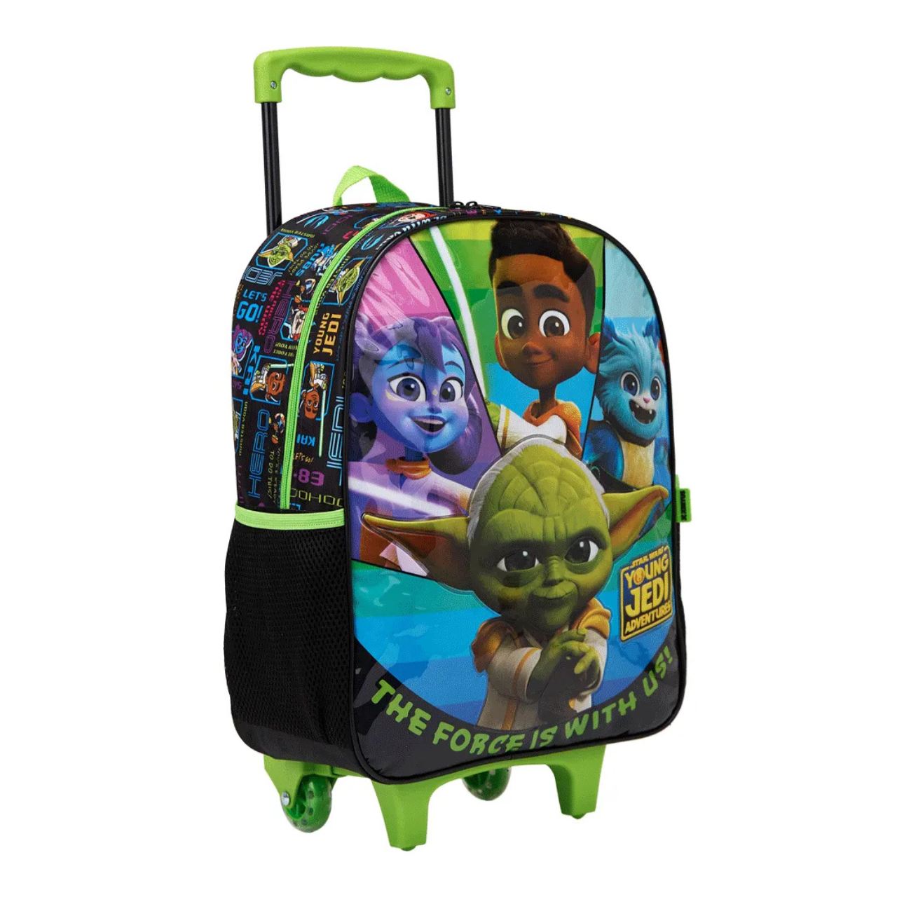 Kit Mochila de Rodas Star Wars com Lancheira e Estojo