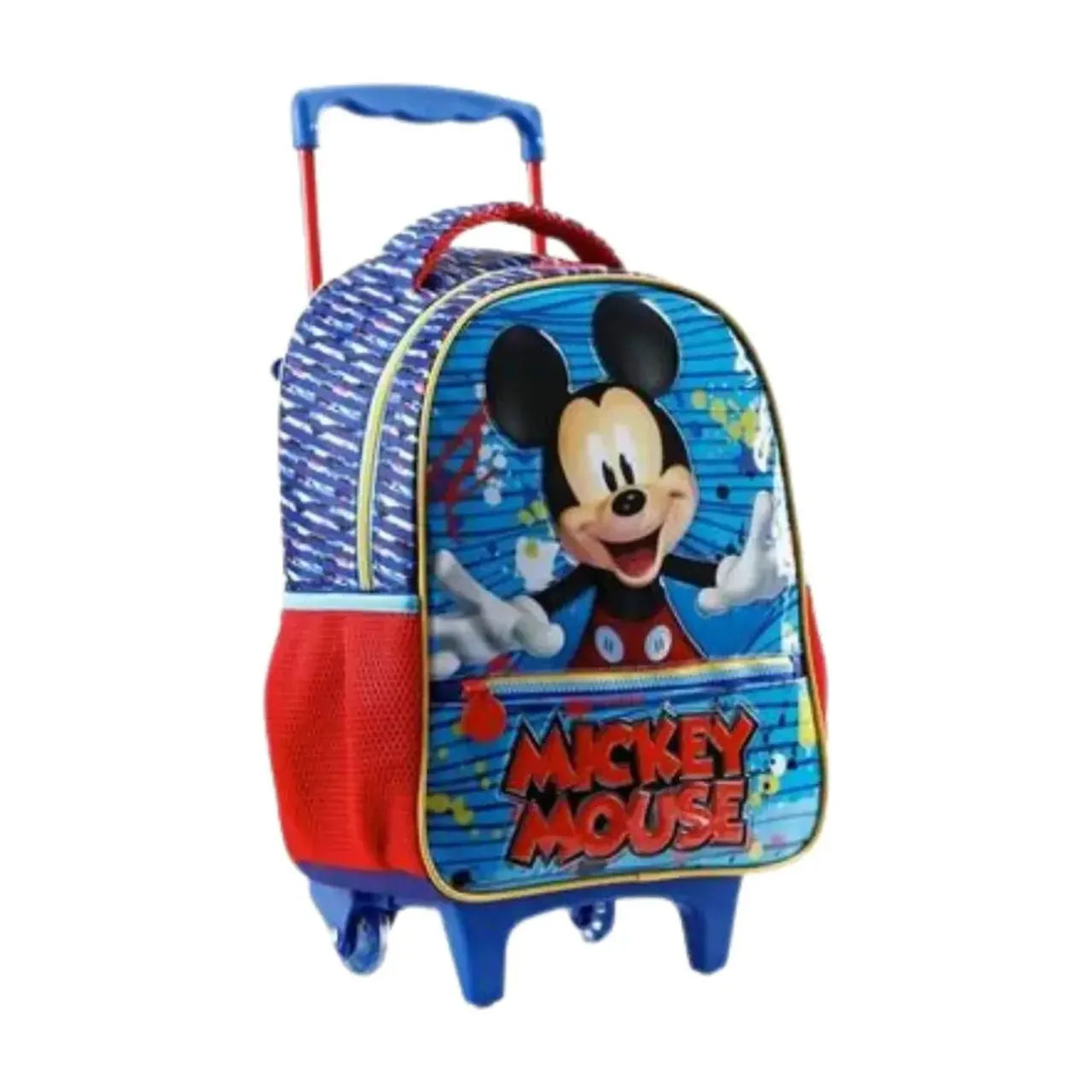 Kit Mochila de Rodas Mickey com Lancheira e Estojo
